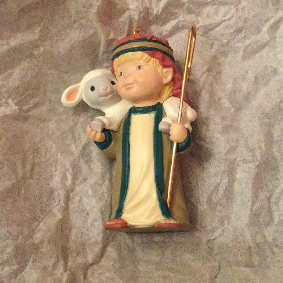 NWOT 1994 Hallmark Shepherd Boy Keepsake Ornament - Picture 2 of 4